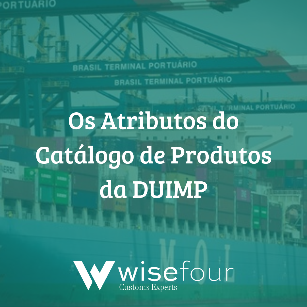 Os Atributos do Catálogo de Produtos da DUIMP